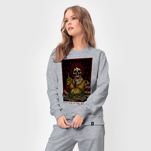 Женский костюм Лучший работник месяца клоун Роналд / Меланж – фото 3