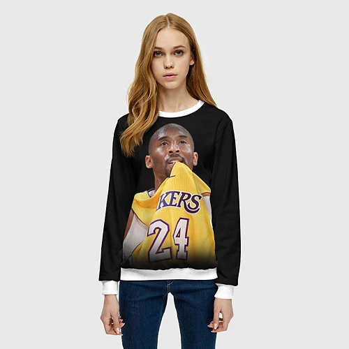 Женский свитшот Kobe Bryant / 3D-Белый – фото 3