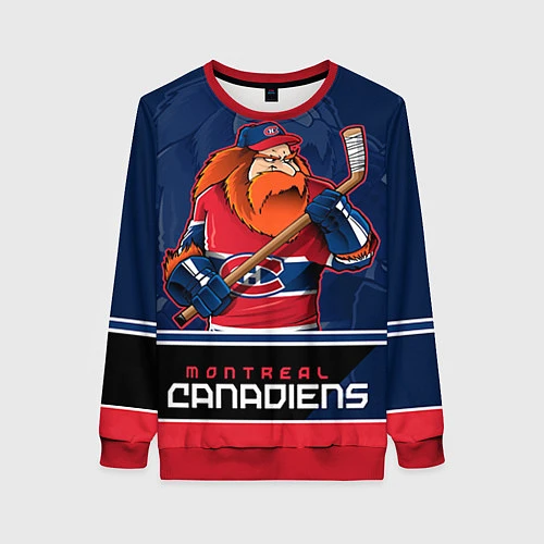 Женский свитшот Montreal Canadiens / 3D-Красный – фото 1