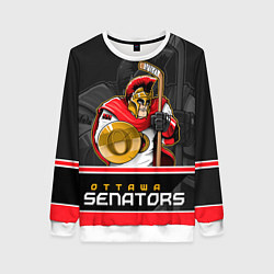 Свитшот женский Ottawa Senators, цвет: 3D-белый