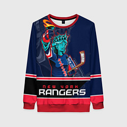 Свитшот женский New York Rangers, цвет: 3D-красный