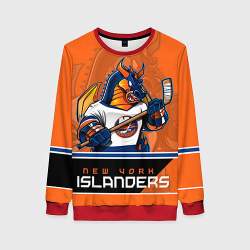 Женский свитшот New York Islanders / 3D-Красный – фото 1