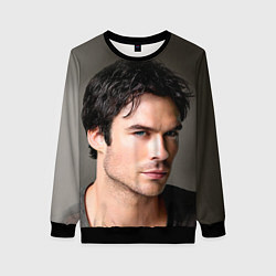 Свитшот женский Ian Somerhalder, цвет: 3D-черный