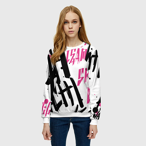 Женский свитшот Kai Wachi / 3D-Белый – фото 3