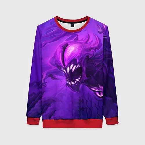 Женский свитшот Bane Purple / 3D-Красный – фото 1