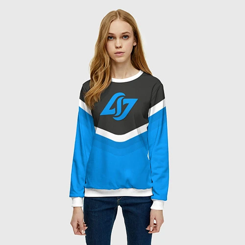 Женский свитшот CLG Uniform / 3D-Белый – фото 3