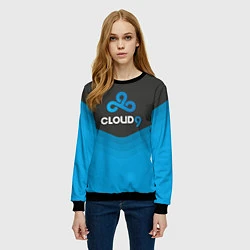 Свитшот женский Cloud 9 Uniform, цвет: 3D-черный — фото 2