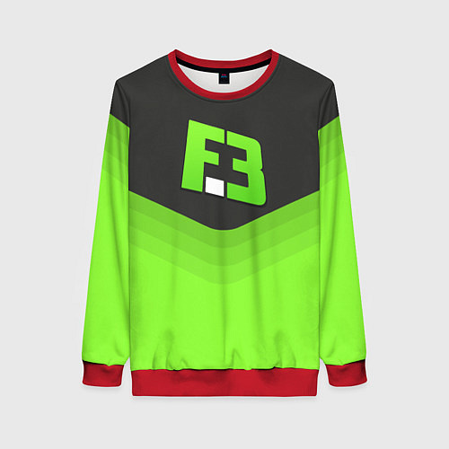 Женский свитшот FlipSid3 Uniform / 3D-Красный – фото 1