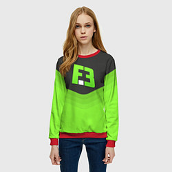 Свитшот женский FlipSid3 Uniform, цвет: 3D-красный — фото 2