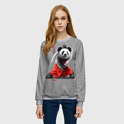 Свитшот женский Master Panda, цвет: 3D-меланж — фото 2