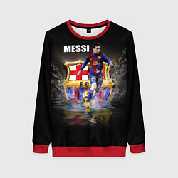 Свитшот женский Messi FCB, цвет: 3D-красный