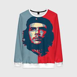 Свитшот женский Che Guevara, цвет: 3D-белый