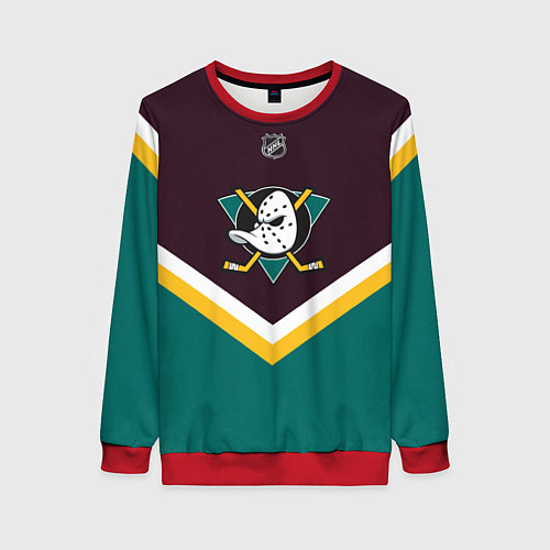 Женский свитшот NHL: Anaheim Ducks / 3D-Красный – фото 1
