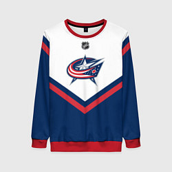 Свитшот женский NHL: Columbus Blue Jackets, цвет: 3D-красный
