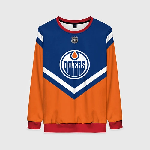 Женский свитшот NHL: Edmonton Oilers / 3D-Красный – фото 1