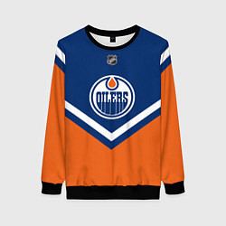 Свитшот женский NHL: Edmonton Oilers, цвет: 3D-черный