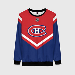 Свитшот женский NHL: Montreal Canadiens, цвет: 3D-черный