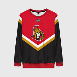 Свитшот женский NHL: Ottawa Senators, цвет: 3D-красный