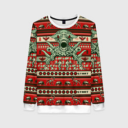 Свитшот женский Contra Christmas, цвет: 3D-белый