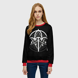 Свитшот женский BMTH: Rain Symbol, цвет: 3D-красный — фото 2