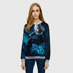 Свитшот женский Metal gear solid 4, цвет: 3D-меланж — фото 2