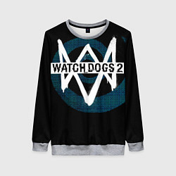 Свитшот женский Watch Dogs 2, цвет: 3D-меланж