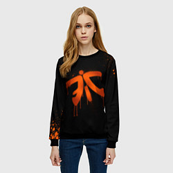 Свитшот женский Fnatic: Black collection, цвет: 3D-черный — фото 2