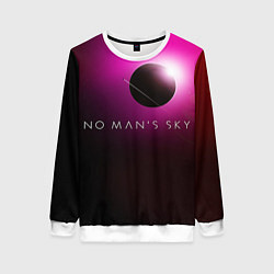 Свитшот женский No Mans Sky, цвет: 3D-белый