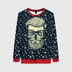 Свитшот женский Hipster is Dead, цвет: 3D-красный