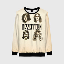 Свитшот женский Led Zeppelin Guys, цвет: 3D-черный