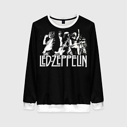 Свитшот женский Led Zeppelin: Mono, цвет: 3D-белый