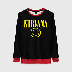 Свитшот женский Nirvana Rock, цвет: 3D-красный