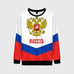 Свитшот женский Russia Hockey Team, цвет: 3D-черный