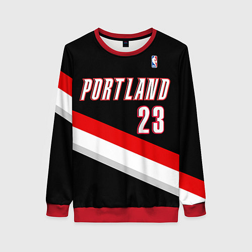 Женский свитшот Portland Trail Blazers 23 / 3D-Красный – фото 1