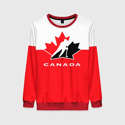 Женский свитшот Canada Team / 3D-Красный – фото 1