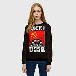 Свитшот женский Back In The USSR, цвет: 3D-черный — фото 2