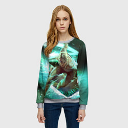 Свитшот женский Цири, цвет: 3D-меланж — фото 2