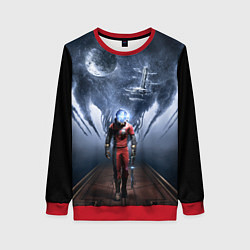 Свитшот женский Prey, цвет: 3D-красный