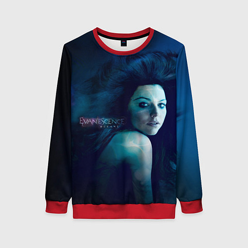 Женский свитшот Evanescence / 3D-Красный – фото 1