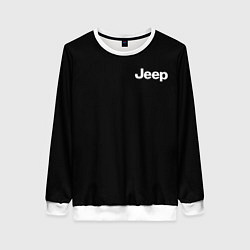 Свитшот женский Jeep, цвет: 3D-белый