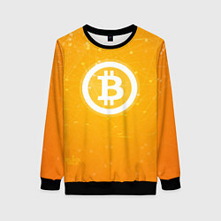 Женский свитшот Bitcoin Orange