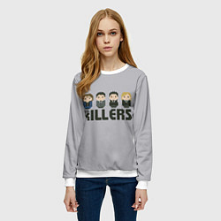 Свитшот женский The Killers Boys, цвет: 3D-белый — фото 2