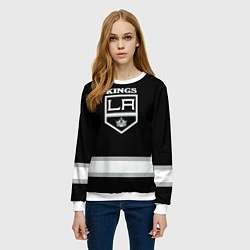 Свитшот женский Los Angeles Kings NHL, цвет: 3D-белый — фото 2