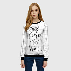 Свитшот женский PF: The Wall, цвет: 3D-черный — фото 2