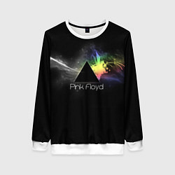 Свитшот женский Pink Floyd Logo, цвет: 3D-белый