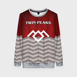 Свитшот женский Twin Peaks, цвет: 3D-меланж
