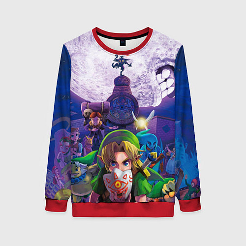 Женский свитшот The Legend of Zelda / 3D-Красный – фото 1