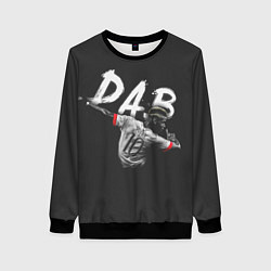 Свитшот женский Paul Pogba: Dab, цвет: 3D-черный