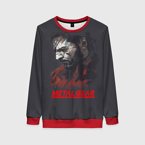 Женский свитшот Metal Gear Solid / 3D-Красный – фото 1