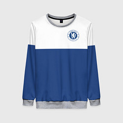 Свитшот женский Chelsea FC: Light Blue, цвет: 3D-меланж